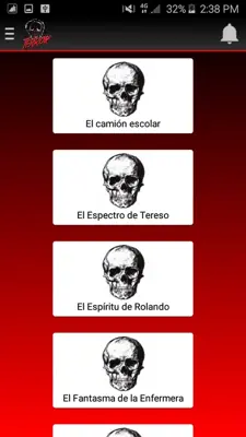 Audios de Terror android App screenshot 1